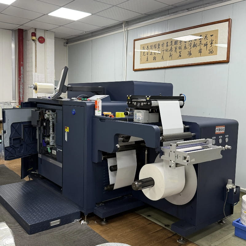 Digital label printing machine
